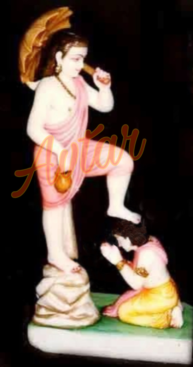 Vaman Avtar Marble Statue